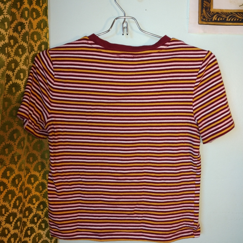 Basic Fall Cropped Tee - Picture 3 of 4